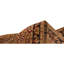 Wool Oriental Area Rug in Brown/Red/Black