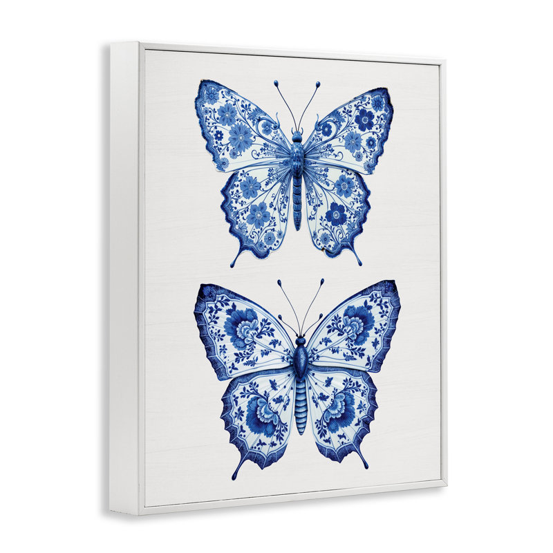 Orignal Toile, H 20 po x l 16 po, Giclée encadrée blanc bord de mer