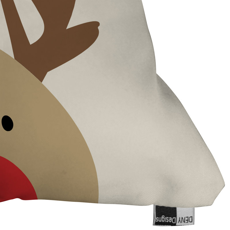 Allyson Johnson Reindeer Indoor/Outdoor Throw Pillow, 20" x 20"