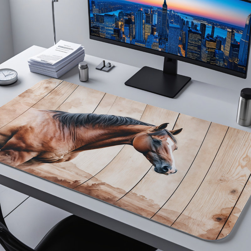 Polyester Desk Pad, 31.5x15.5