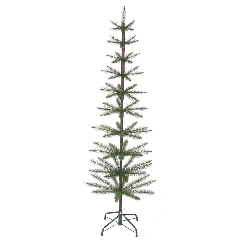 Arbre à poils avec une plume, H 6 pi