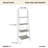 ClosetMaid Industrial 4-Tier Ladder Bookcase-51066174