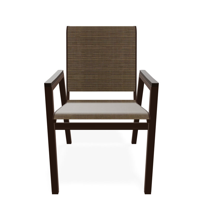 Bazza Outdoor Dining Chair, Bark, Kona
