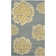Coreatha Hand Tufted Wool/Cotton Floral Rug in Cement