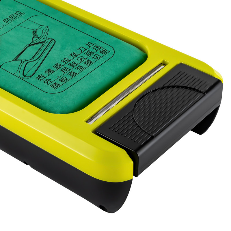 Dibbrun Automatic Shoe Film Machine Portable with 1 Roll of Film, Green
