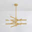 Strasbourg Chandelier in Vintage Brass