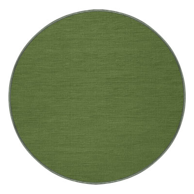Tapis vert uni lavable à la machine