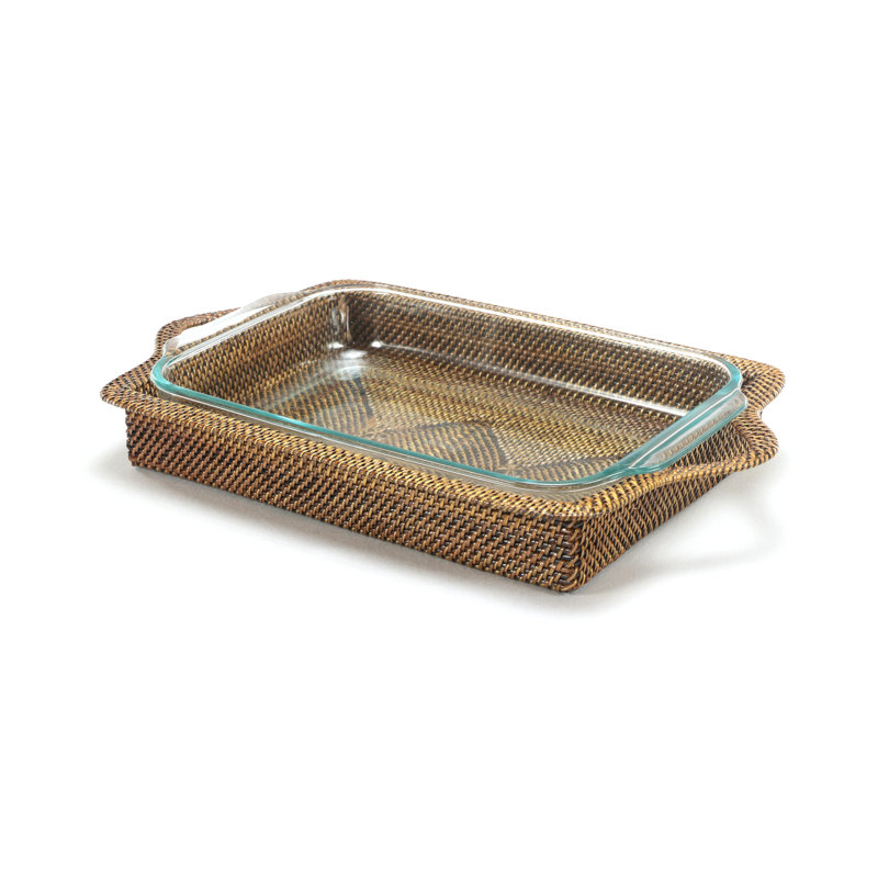 Calaisio Rectangular Pyrex Casserole Baking Dish 3Qt