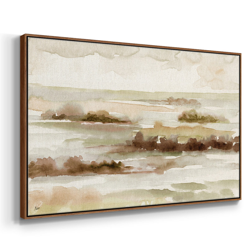 " A Touch Of Autumn ", H 17 po x l 25 po x P 2 po, Noyer