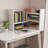 Planada Solid Wood Desktop Organizer Stackable Desk Organizer Bookshelf-886820769
