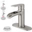Robinet de salle de bains monotrou avec ensemble de drainage-88998806