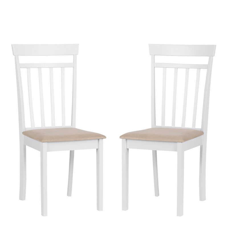 Exeter Solid Wood Dining Chairs, White