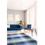 Tapis bleu tissé à la main Ziv-207454429