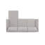 Velin Fabric 3-Seater Corner Sofa Bed with Storage-673139341