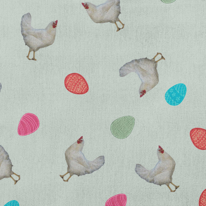 Housse et insert pour coussin décoratif décoratif Chickens and Eggs, Breezeway - vert