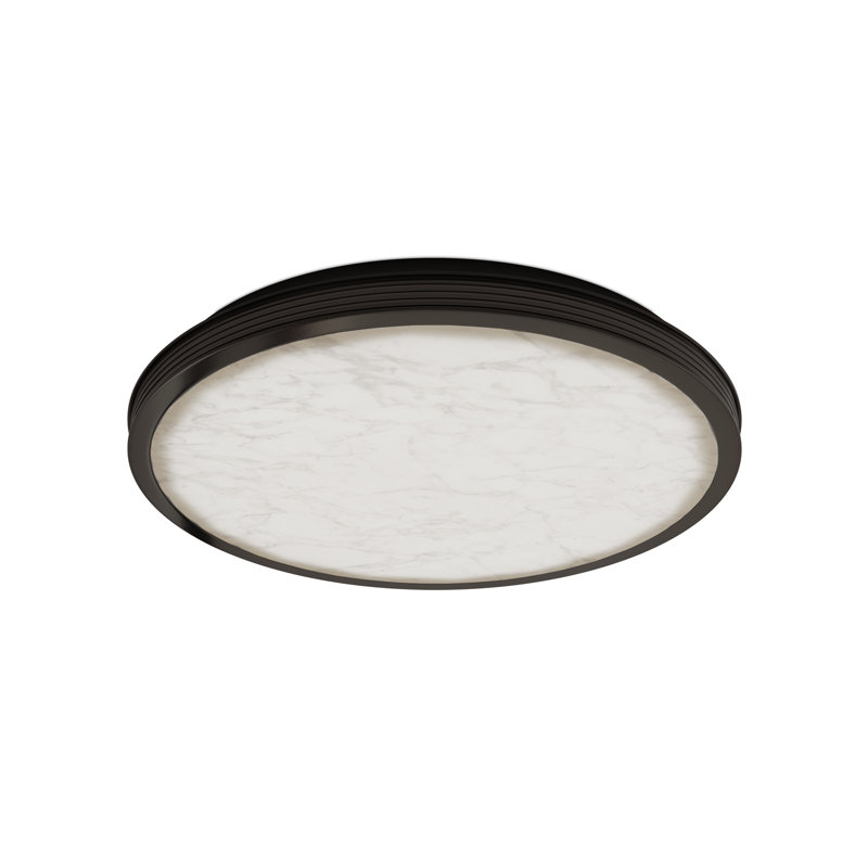 Aydan 1 - Light LED Flush Mount, 2.5" H x 23.5" W x 23.5" D, Oil Rubbed Bronze, 47.5 W