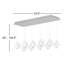 Luminaire suspendu à DEL 10 lumières Alicano-830654715