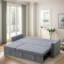 Canapé-lit convertible 3-en-1, canapé-lit moelleux en tissu de 77 po avec dossier réglable, canapé modulaire gris pour petit espace, lit escamotable jusqu'à 73 po