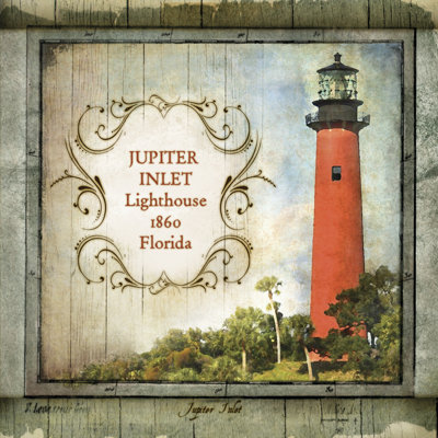 Florida Lighthouse V by Curtis - Wrapped Canvas Painting