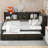 Metal Full Size Daybed with Trundle, Storage Cabinets and USB Ports-258122503