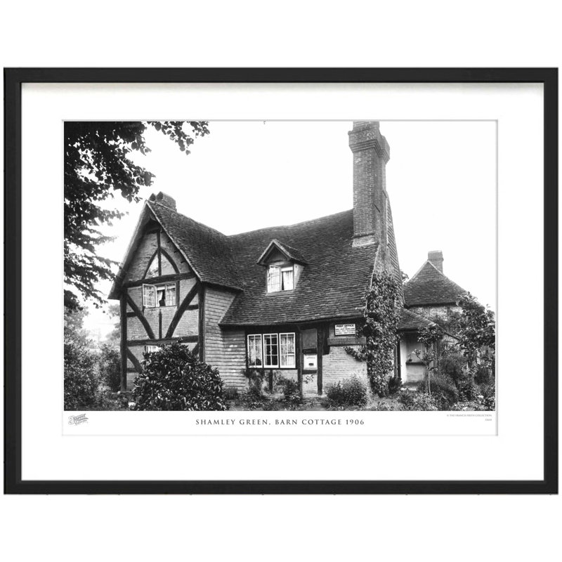 Shamley Green, Barn Cottage 1906 by Francis Frith - Single Picture Frame Print, 60cm H x 80cm W x 2.3cm D