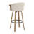 Lesli Swivel Tufted Boucle Upholstered Bentwood Counter & Bar Stool