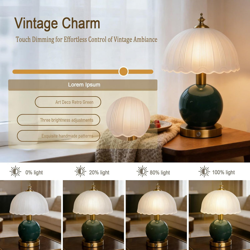 Retro Ceramic Lamp