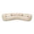 Tov Furniture Misty Cream Boucle Modular L-Sectional