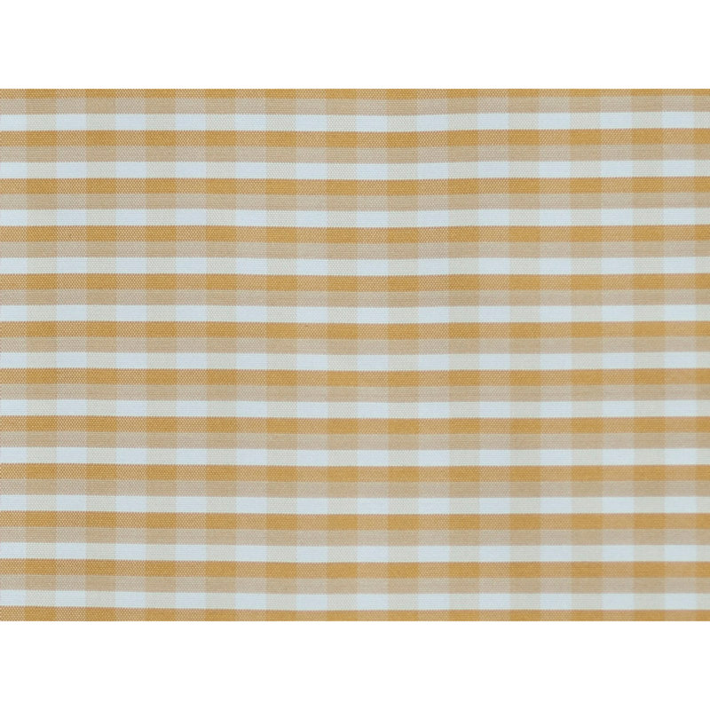 La Strada Checkered - Saffron Silk Fabric