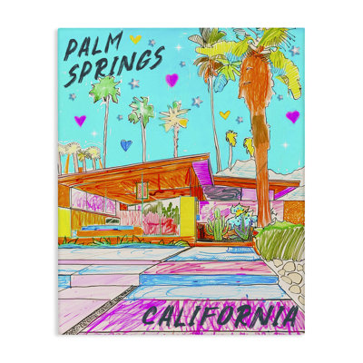 «Palm Springs Villa Doodle» par Jess Stempel