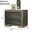 Mobilier de chambre à coucher 1pc