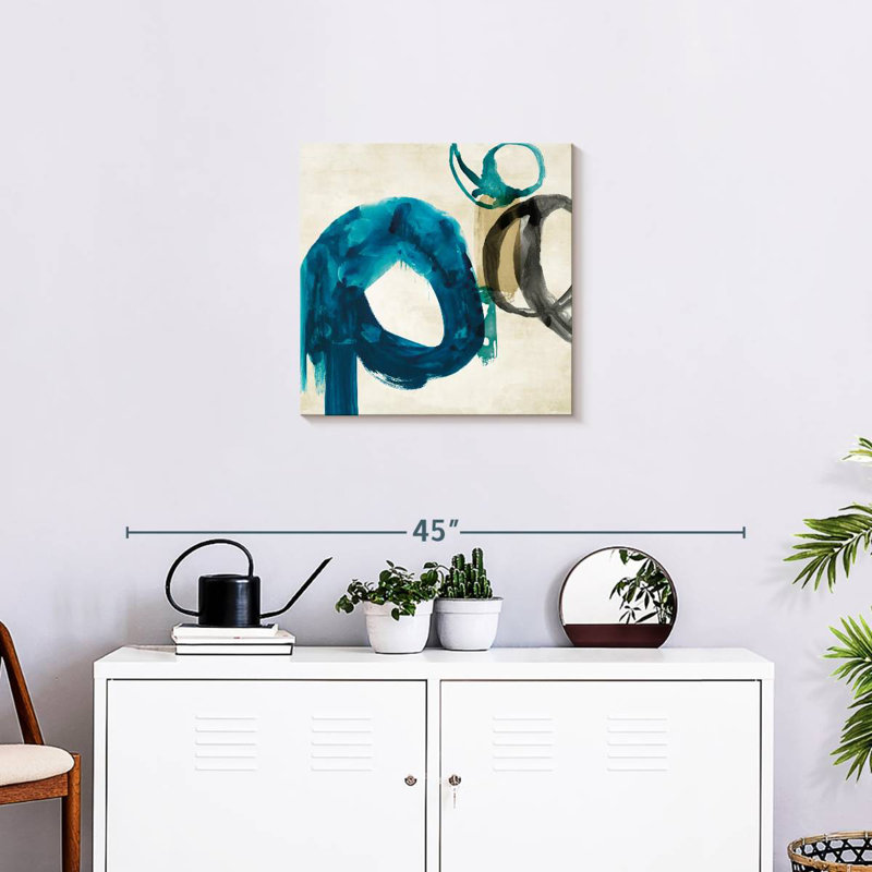 Avery Blue Ring I, 20" H x 20" W