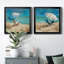 «Retreat to the Beach I», peinture sur toile 2 pièces-1255304562-1255304563