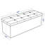 Banc de rangement en cuir Guedira-244651400