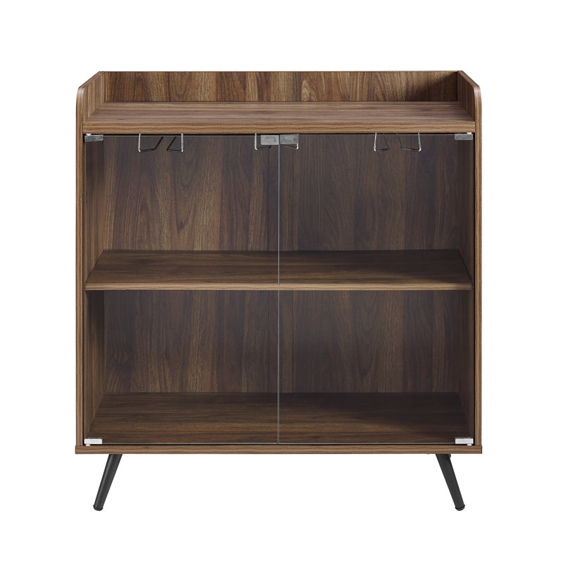 91.5cm Bar Cabinet, Dark Walnut