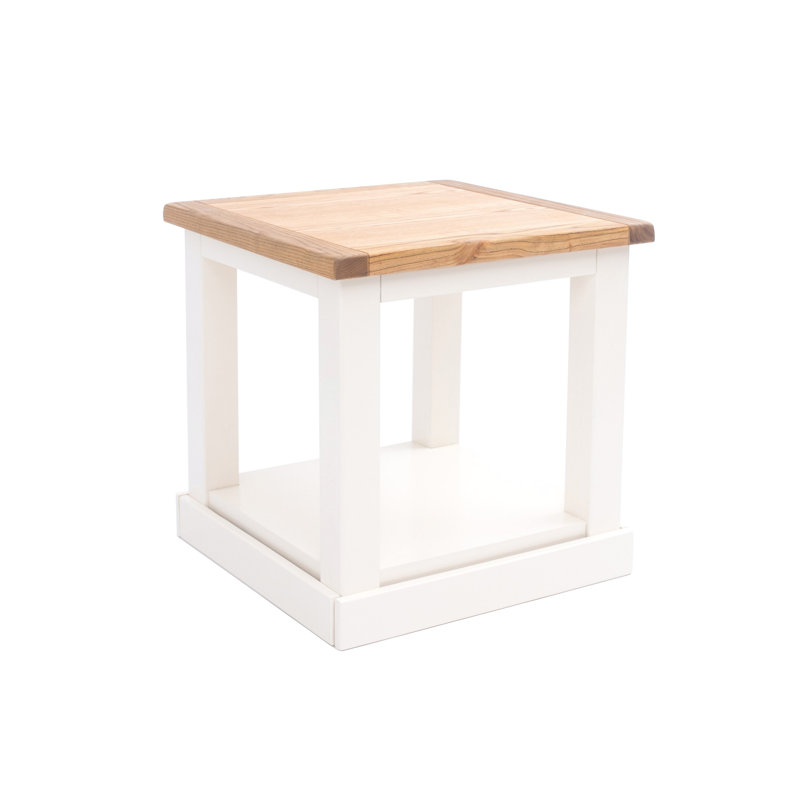 Pascal End Table, White