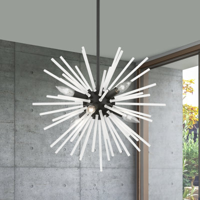Lustre sphérique spoutnik à 8 lumières Ryzen