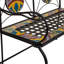 Chania Iron Outdoor Bench