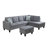 Upholstered L-Shaped Sectional-97991580-97991581