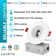 Luxrite 3" Gimbal LED Recessed Light, J-Box, 8W, 5 Colour Selectable 2700K-5000K, 600 Lumens, Dimmable, Damp Rated, ETL Listed