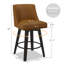 Tabouret pivotant avec structure en bois massif Malakeh-981638704-1000772009-985001775