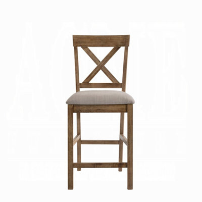 Quinnlyn Linen Cross Back Side Chair Dining Chair