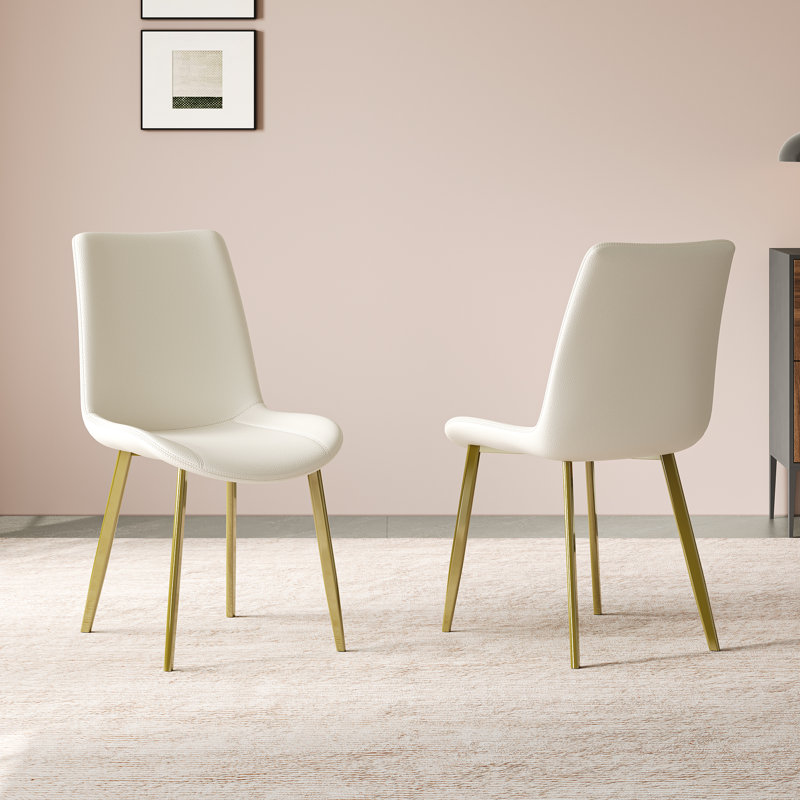Ensemble de 4 chaises de salle à manger de style moderne