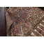 Tapis brun en laine noué à la main de conception unique 6 pi 1 po x 10 pi 1 po marocain