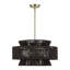 Lustre suspendu en laiton antique 5 lumières Aurea-124250989-124250990-124250992