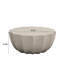 Table basse imperméable 35,43 po moderne pour l'extérieur et l'intérieur, conception en ciment Mgo durable, convenant aux terrasses, jardins, arrière-cours et salons (gris)-184174940