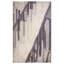 1960s Gray Abstract Vintage Swedish Rya Carpet 6'2"x9'6" Knotted Wool Rug