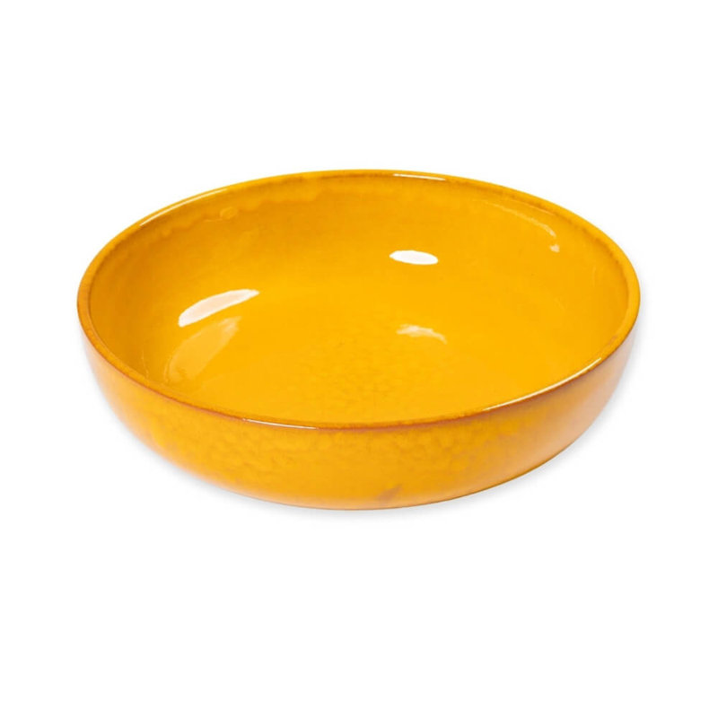Latitude Vive Cateluta Ceramic Serving Bowl, Orange