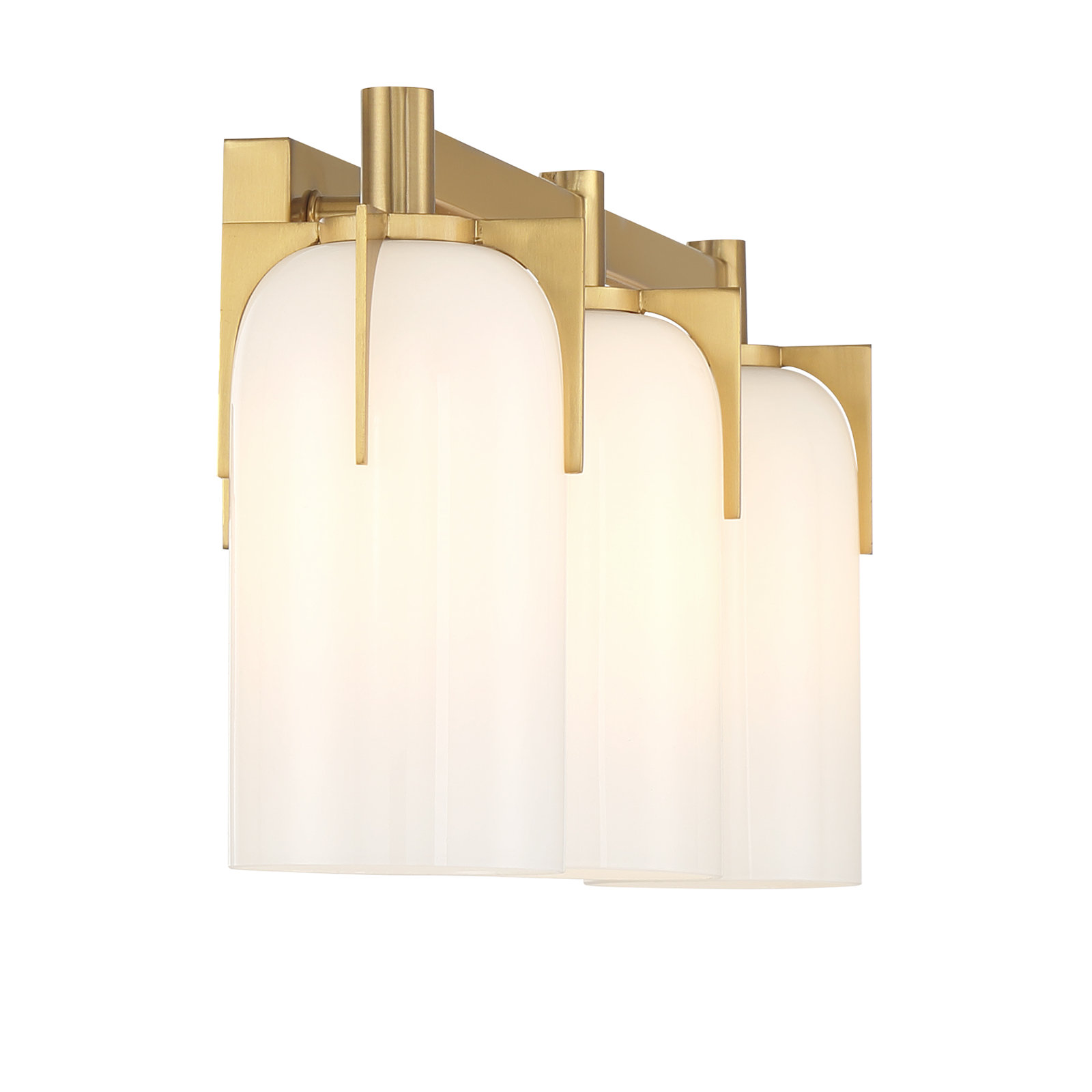 Irela 3 - Light Vanity Light, Brass, 8.5" H x 24" W x 24" D, 3 Lights