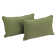 Cotton Blend Reversible Throw Pillow